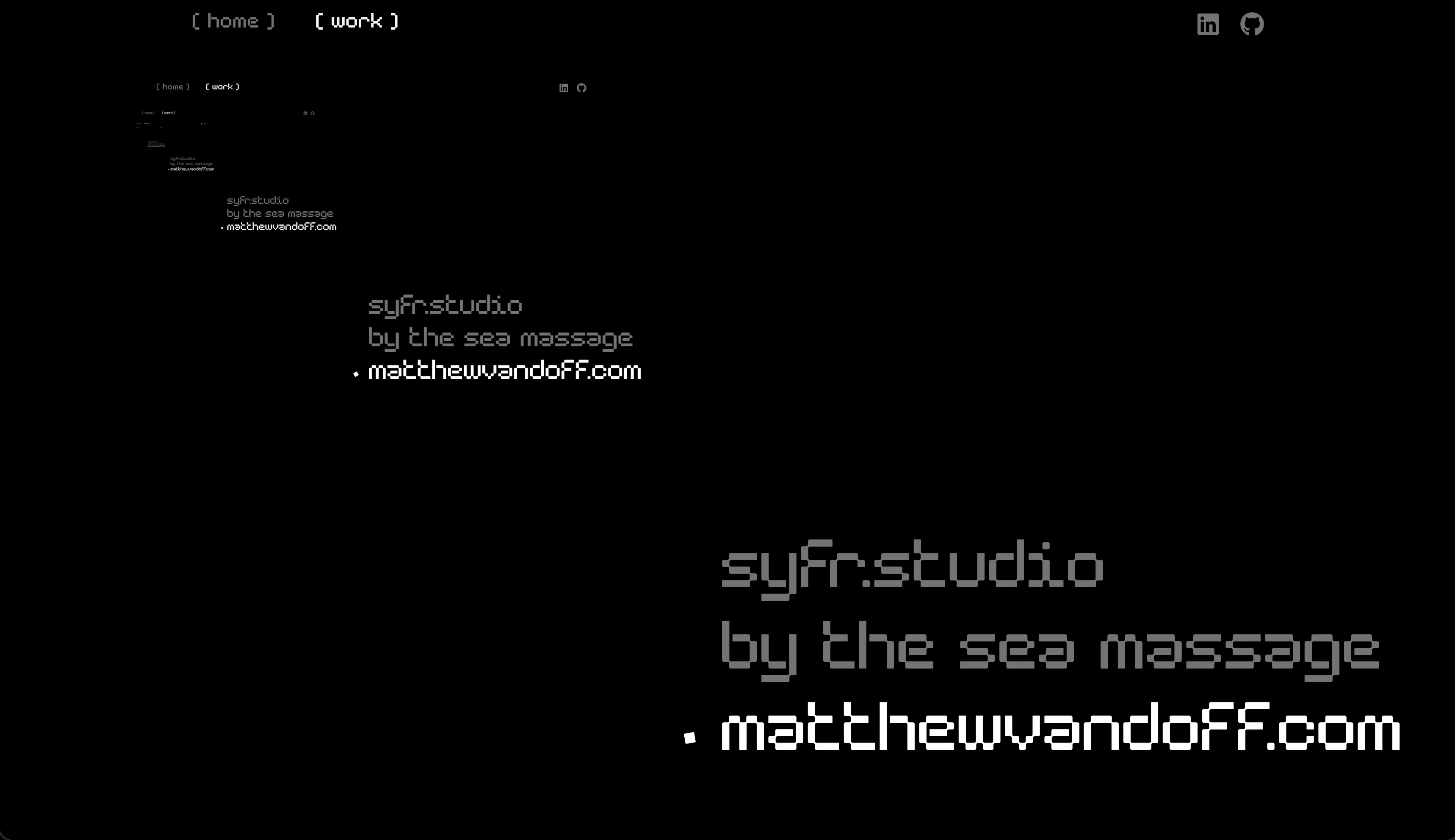 matthewvandoff.com website screenshot